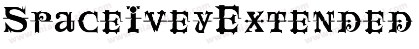 SpaceIveyExtended Italic字体转换